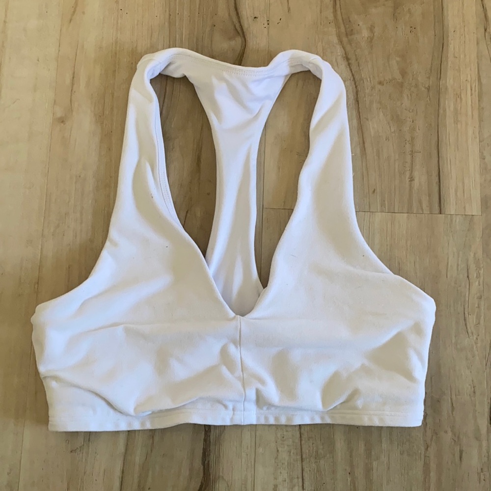 Alosoft base bra - white